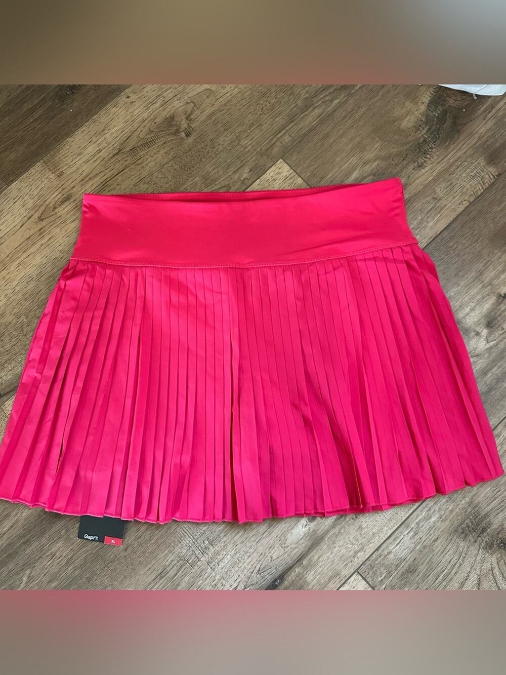 NWT Gapfit Skort, Pleated, Bright Pink, Spandex, Tennis, Pickleball, Workout, XL